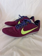Nike Zoom Matumbo 3 Mens Size 12.5 Distance Track Spikes; Bordeaux/Lime Blast