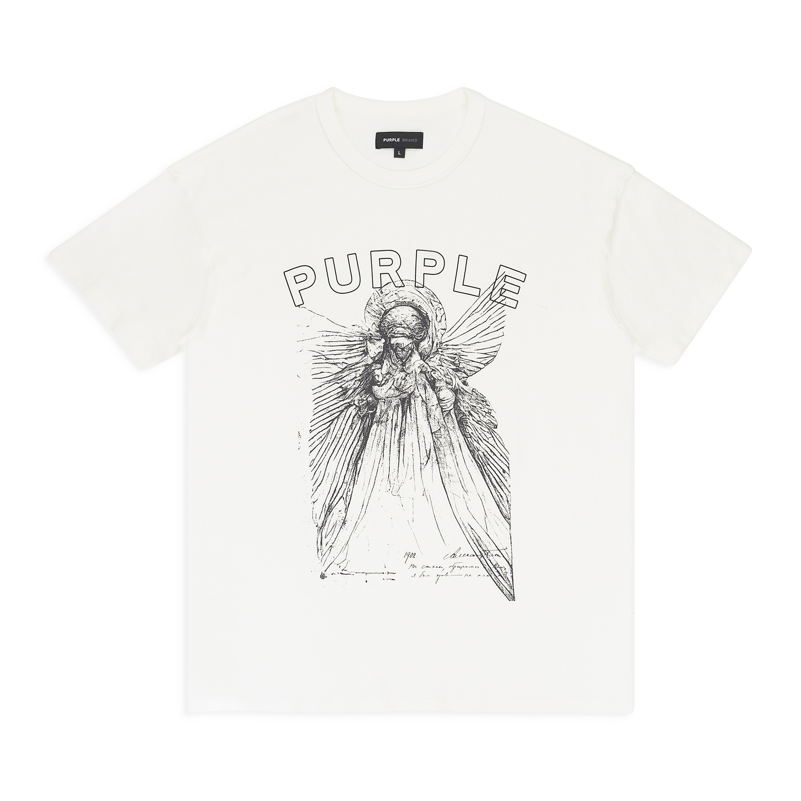 Бренд NWT Purple ТЕКСТУРИРОВАННАЯ ФУТБОЛКА НАИЗНАНКУ БЕЛЫЕ ФУТБОЛКИ размера XXL 140 долларов США 16890₽