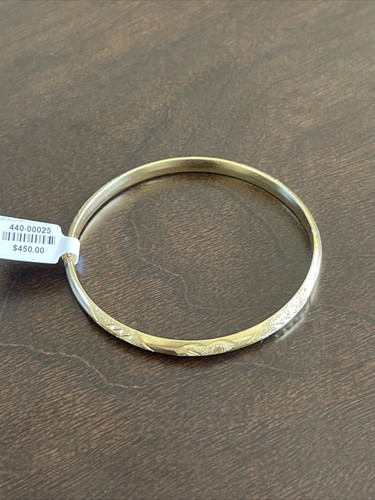 14K Yellow Gold Bangle Bracelet BRAND NEW!