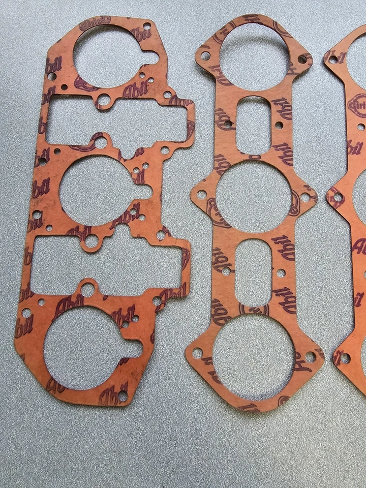 SET OF 4 BRAND NEW PORSCHE 911 914-6 WEBER IDA IDT MAIN BODY GASKETS 1965-72 - Image 3 of 4