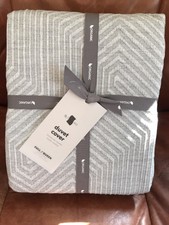 West Elm Crinkle Full Queen Duvet Cover Navy Blue For Sale