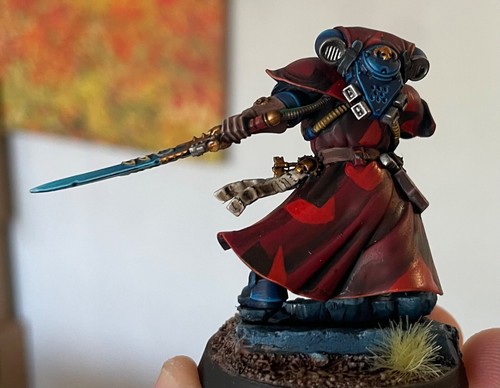 Warhammer 40k Primaris Space Marine Librarian On Phobos Armor Blood 