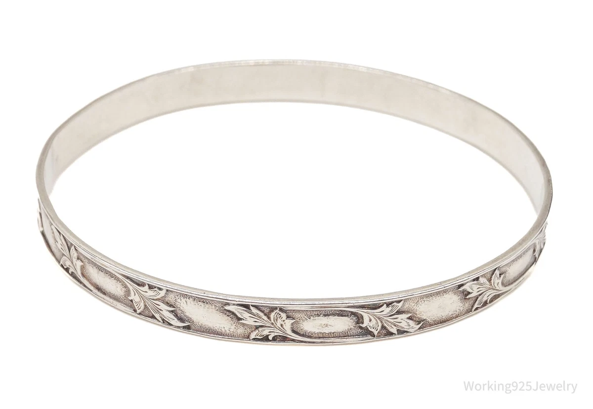 Sterling Silver Bangle Bracelets