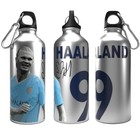 City Water Bottle Haaland 750ml 2-Lid Aluminium Silver