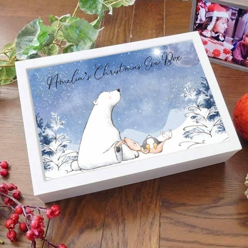 Personalised Wooden Christmas Eve Keepsake Box - Picture 2 of 8