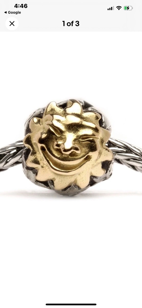Authentic Trollbead Happy Universe Sun Moon Stars 925 Sterling