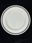 Homer Laughlin Checkers Black Service Plate/Charger 11 1/8" Restaurant Ware