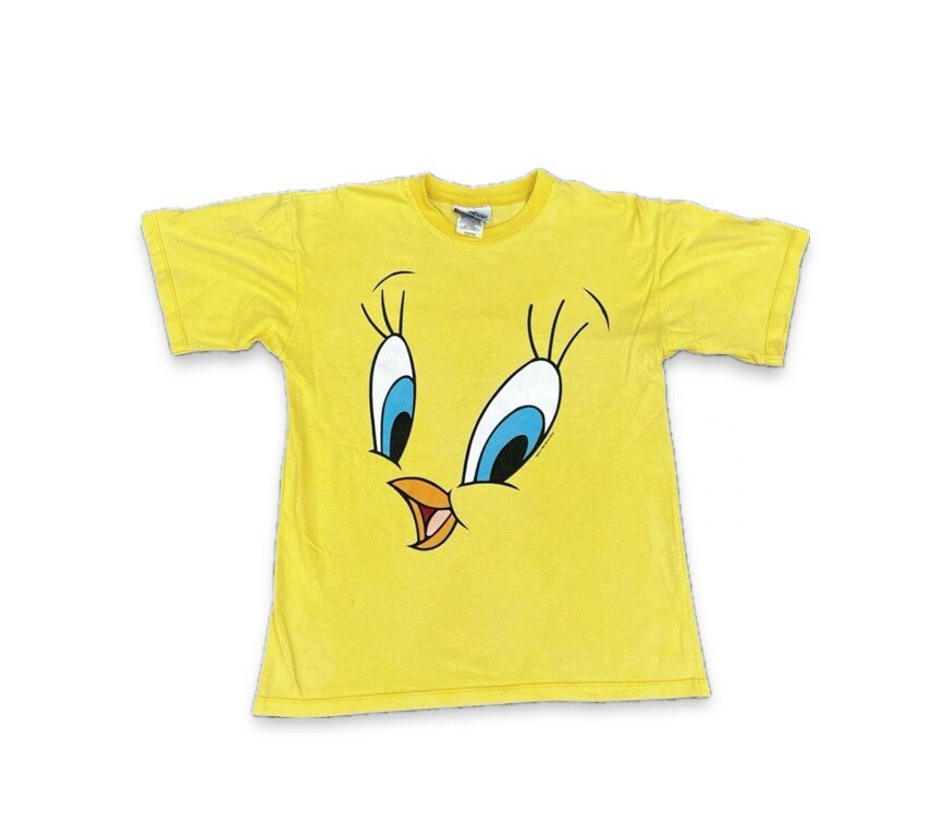 Vintage 1990s Tweety Warner Brothers Movie World T-Shirt, Size Medium Made In AU