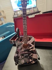 AXE HEAVEN Fab Four Abbey Road Acoustic Guitar Radio Days Miniature Display Gift