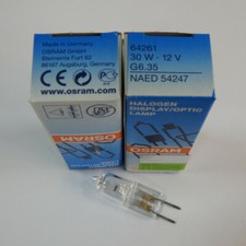 osram 64261 12V 30W G6.35 NAED 54247 Microscope halogen lamp light