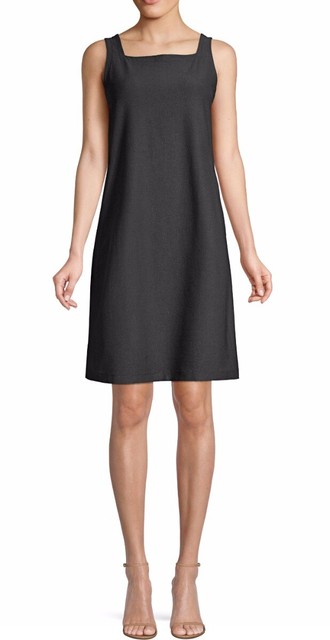 eileen fisher square neck dress