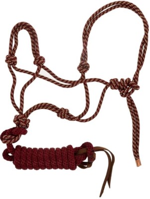 Weaver Leather Diamond Braid Hochwertiger Seilhalfter Knotenhalfter & Leine A47