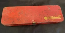 Vintage Outers Gunslick SHOTGUN CLEANING Kit In Metal Red Box  Old & Incomplete