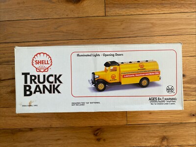 1995 SHELL SHELL TRUCK BANK COLLECTOR SERIES # 1 CHINA NEW IN BOX