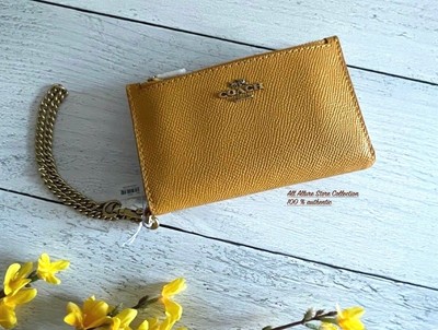 zip chain card case