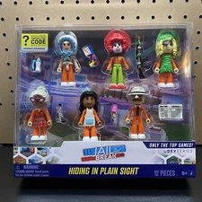 Roblox DEVSERIES Jailbreak Hiding In Plain Sight 6 Action Figures + Virtual Code