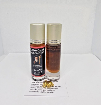 PERFUME SAN BENITO / SAINT BENEDICT PROTEGE DE MALAS ENERGIAS ATRAE SUERTE 1PC