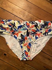 Nuevo con etiquetas Pantalón Panache Swim Anya Riva MIDI SW1407 Multi Floral Talla Extra Pequeño