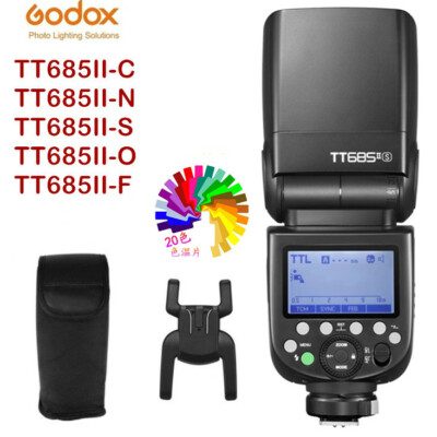 Godox TT685II C/N/S/F/O/P 2.4G wireless System TTL HSS Camera Flash Speedlite 