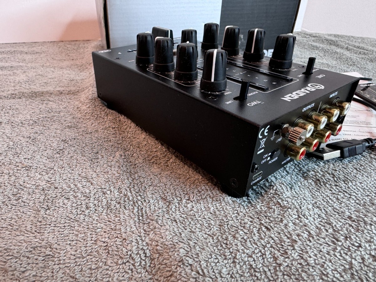 Raiden RPM-100 Portable 2-Channel DJ MIXER with Box | eBay Raiden RPM-100 Portable 2-Channel DJ MIXER with Box | eBay