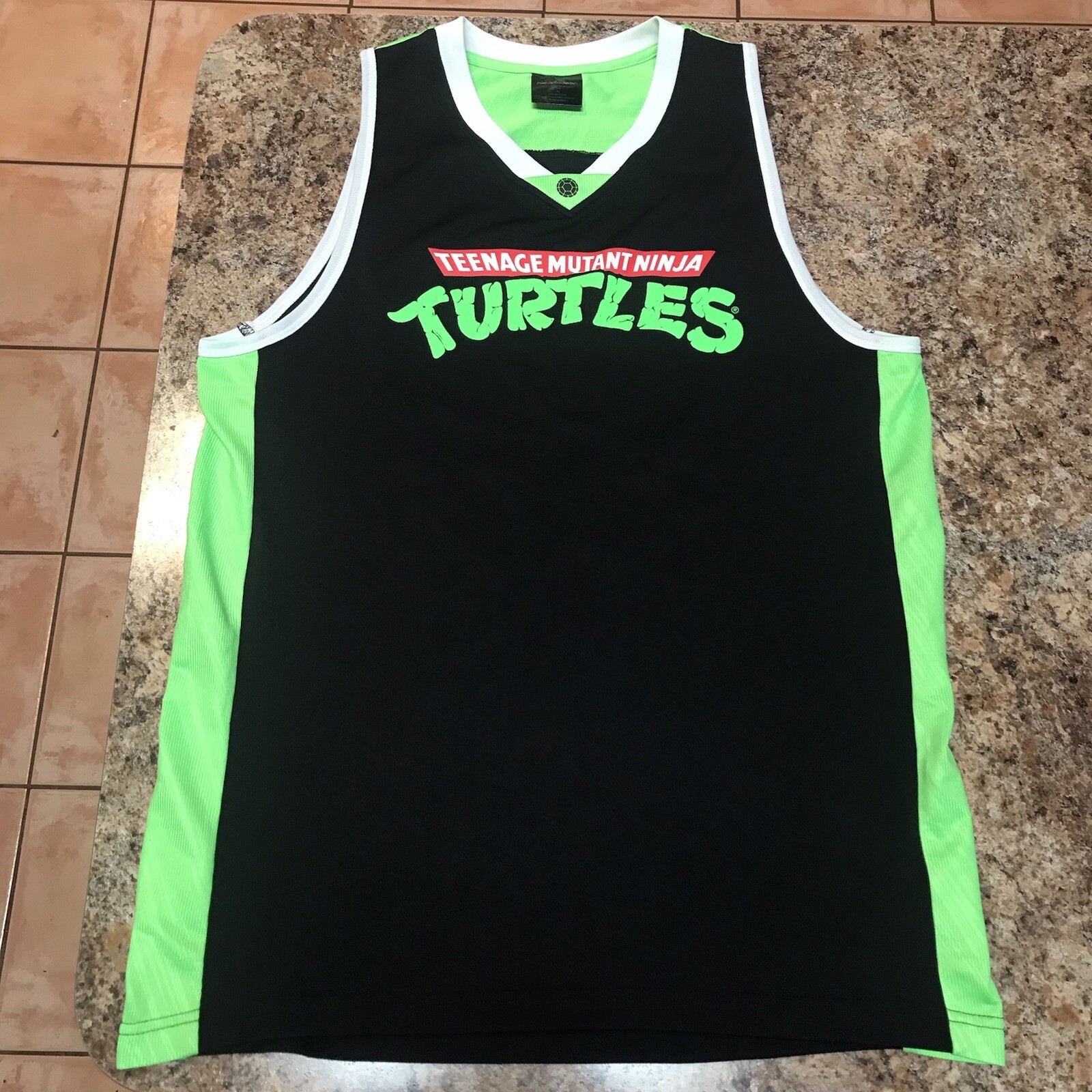Teenage Mutant Ninja Turtles Tank Top Black Green Nic… Gem