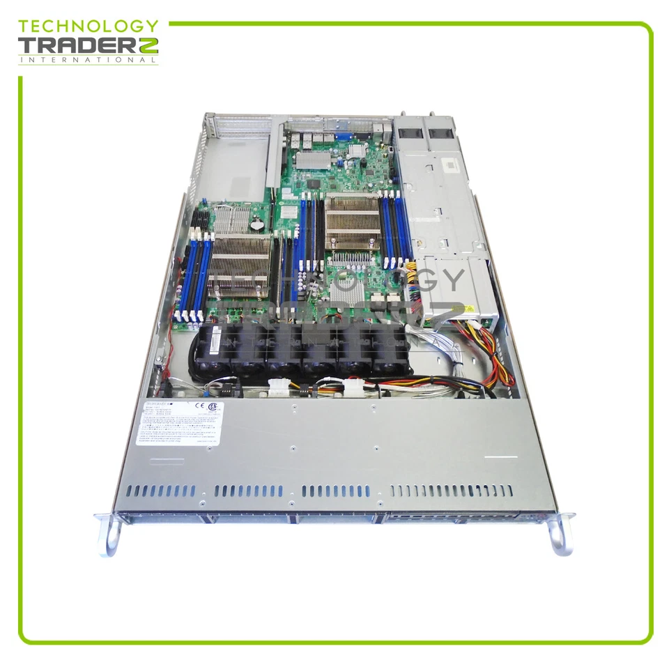 CSE-119 Supermicro 119-7 2P Xeon E5-2660 v2 10-Core 16GB 8x SFF Server W/ 2x PWS - Image 2 of 2