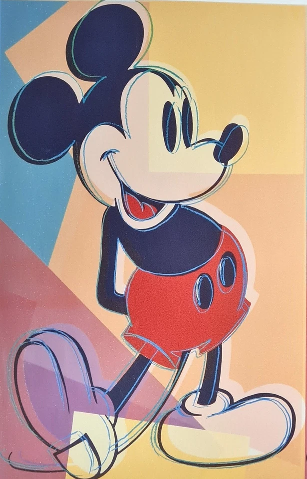 ANDY WARHOL * Mickey Mouse * signed lithograph * limited # xx/100 - Bild 4 von 4