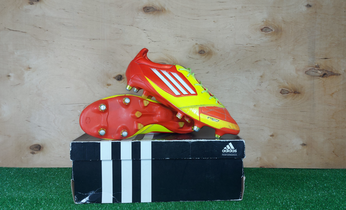 Adidas adizero F50 SG Leather V23966 Orange boots Cleats mens
