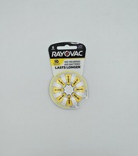 Rayovac 8 pack of Size10 Hearing Aid Batteries EXP:DEC 2026