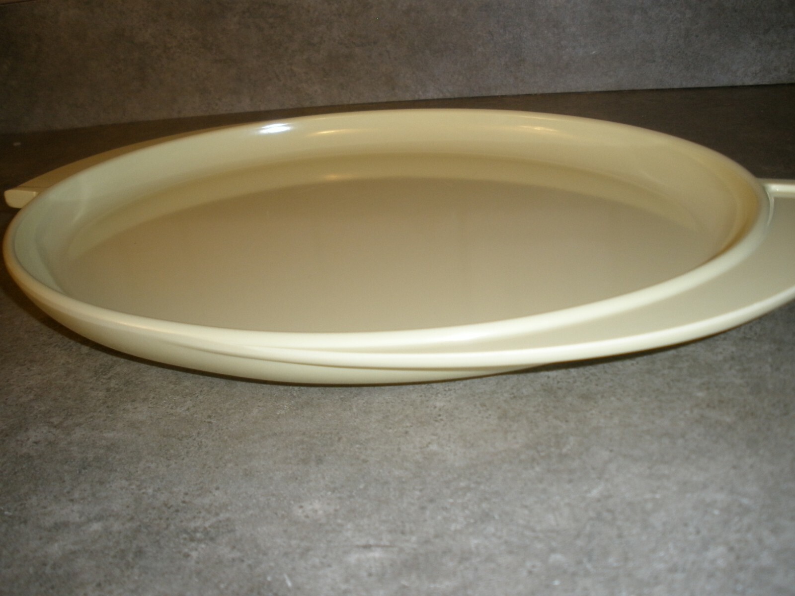 Boonton Ware Yellow Platter with Handles 60614 1/2 eBay