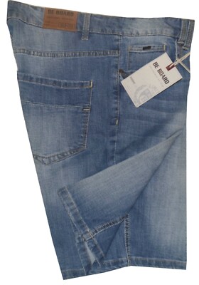 Bermuda uomo jeans 46 48 50 52 54 56 58 60 pantalone corto strech