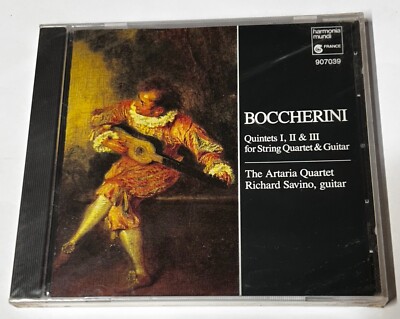 Boccherini: Quintets I, II, III String Quartet & Guitar CD New Sealed