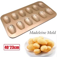Mini Cake Pan Madeleine Tray/Tin/Mold Madeleine Nonstic Cookie Pans Baking Tray