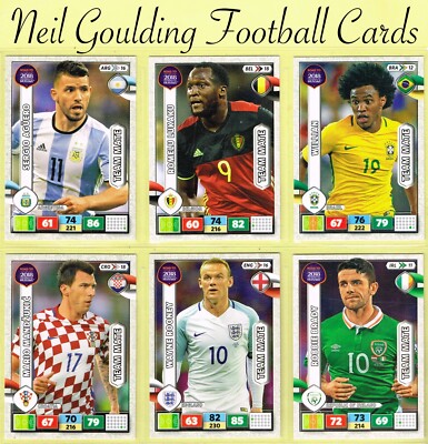 Panini   ROAD TO WORLD CUP 2018   Fußball Karten #ALG01 bis #HUN18
