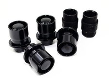 Set Of 4 Black Oe Style Wheel Locks 12x1.5 2 Keys For Toyota 45700n2bk