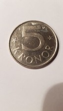 Schweden 5 Kronor 1984