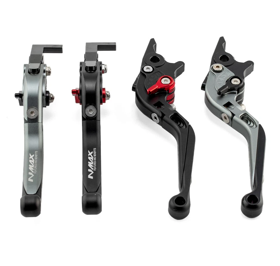 Folding Extendable Front Rear Brake Levers For YAMAHA N-MAX 155 2017-2022 - Image 2 of 4