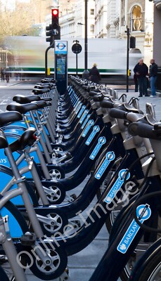 Photo 6x4 Boris Bikes London Officially Barclay's Cycle Hire operate c2010
