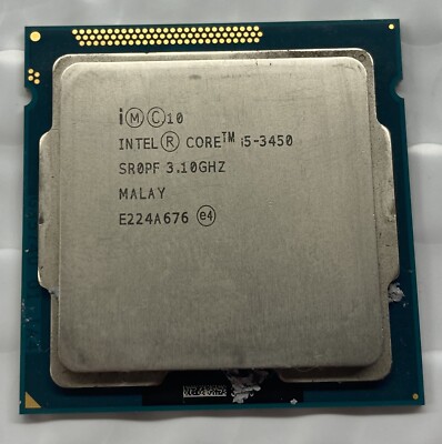 Intel Core i5-3450 3.10 GHZ Quad Core Processor SR0PF 100% Working!