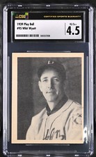 1939 Play Ball R334 #95 Whit Wyatt Brooklyn Dodgers - Rookie - CSG 4.5 VG/Ex+