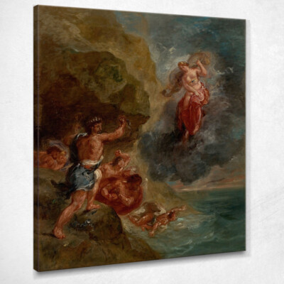 Der Winterdschungel fleht darum, die Flotte von Aenea Eugène Delacroix zu zerstören,