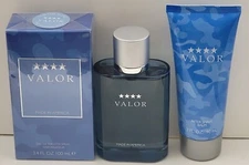 VALOR MEN Cologne 3.4 oz Eau De Toilette Spray + After Shave Balm 3 oz by DANA