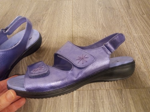 Sandalo donna R by Trotters, viola SINTETICO - Foto 5 di 8