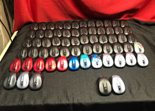 Mixed Lot of 65 Logitech M325 Wireless Mouse Mice 63 no Dongle , 2 with Dongle