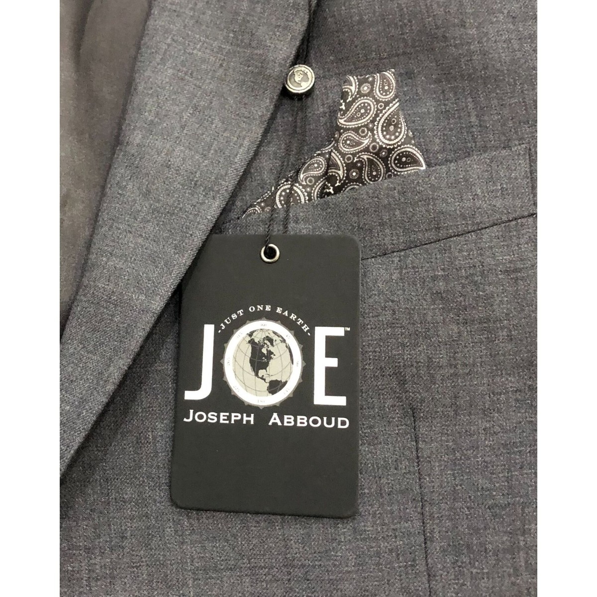 Joseph Abboud Mens Size 42 Short Gray Suit Coat Jacket Blazer New