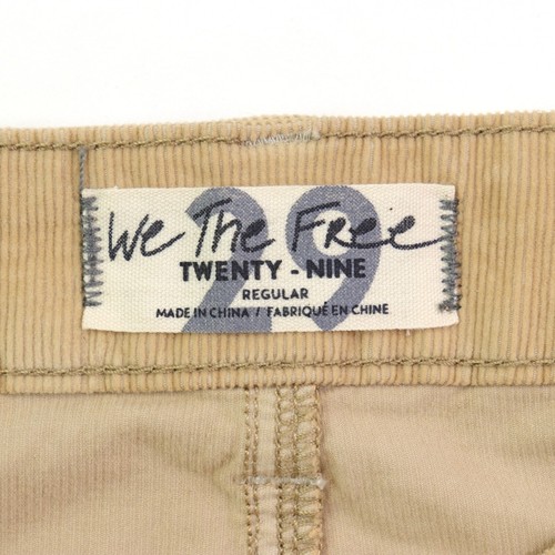 Free People We The Free Women's Camel Corduroy Pencil Skirt Size 29 NWT $98 - Bild 13 von 16