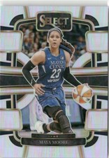2023-24 Panini Select WNBA Silver Prizm Maya Moore Minnesota Lynx #15 Parallel