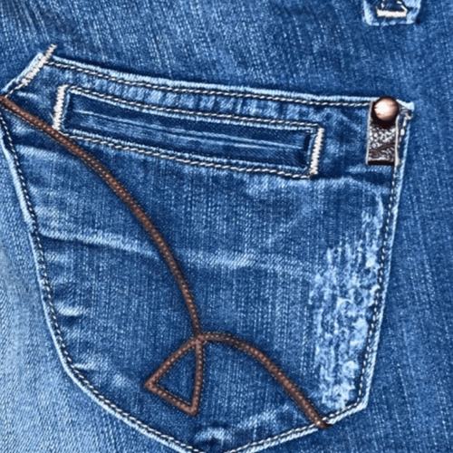 "Capris de mezclilla lavado medio Vigoss Studios Hilton etiqueta de talla 31"" #143 nuevo con etiquetas" - Imagen 3 de 5