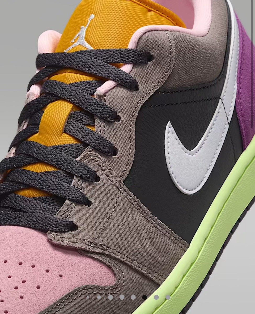 Jordan 1 Low SE TOKYO • Nike Volt Grey Stone Punch • Retro Jordan 1 Low SE TOKYO • Nike Volt Grey Stone Punch • Retro