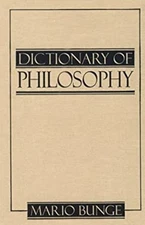 Dictionary of Philosophy Hardcover Mario Bunge
